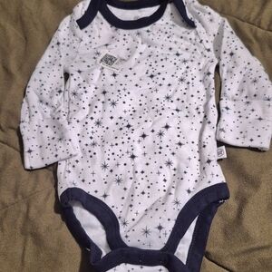 Honest Baby Clothing Organic Cotton Long Sleeve One Pc Infant Boys 0-3 Months